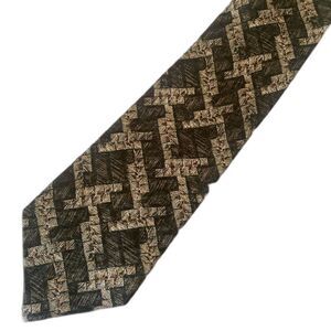 Mulberry Green & Beige Printed Men’s Tie